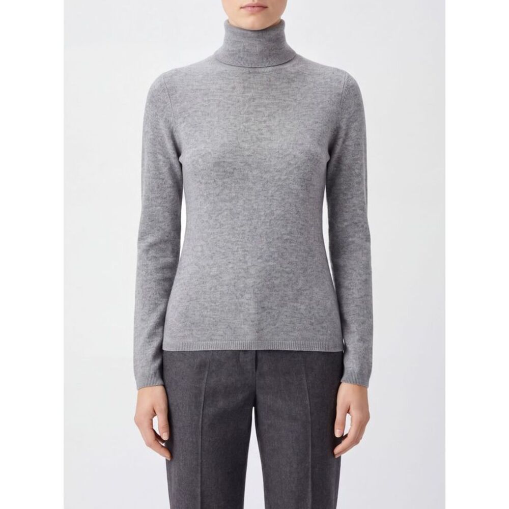 Allude Women Slim Fit Cashmere Turtleneck Jumper Allude With Long Sleeves